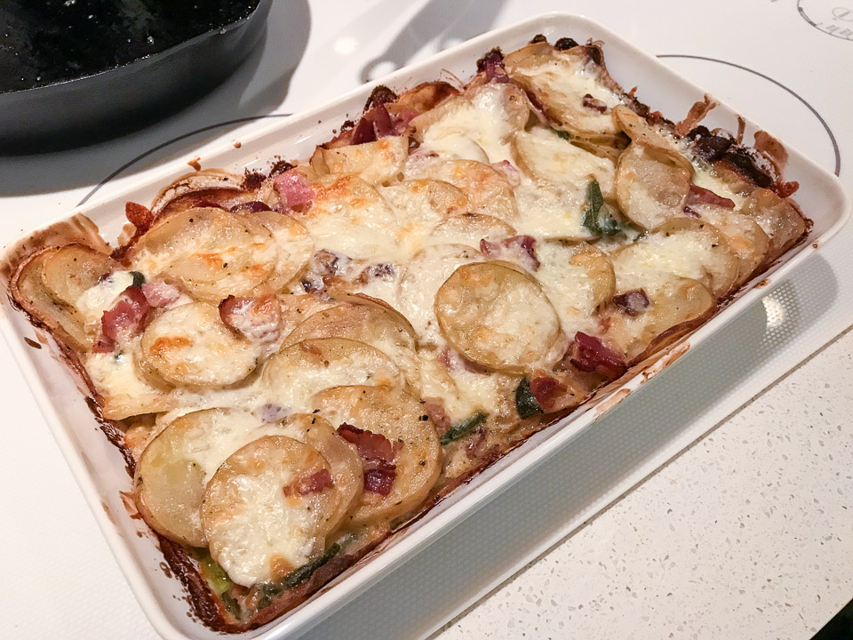 Potato and Bacon Gratin Add More Butter